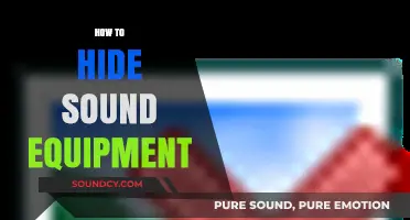 Creative Ways to Conceal Sound Equipment in Your Home or Studio