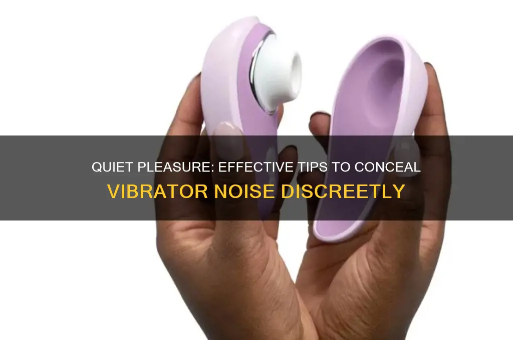 how to hide vibrator sound