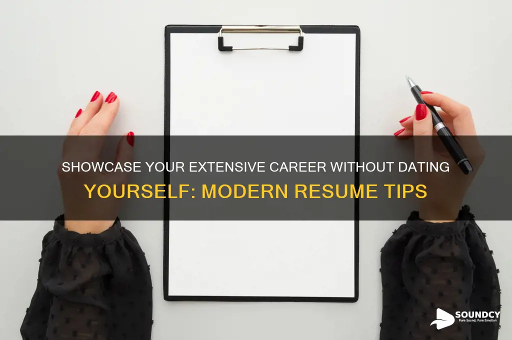 how to highlight a long career without sounding old