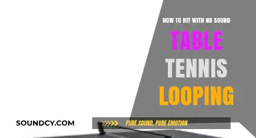 Master Silent Table Tennis Looping: Techniques for Noiseless Power Hits