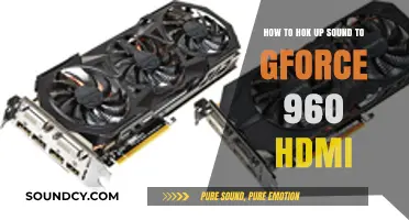Connect Sound to GForce 960 via HDMI: Easy Setup Guide