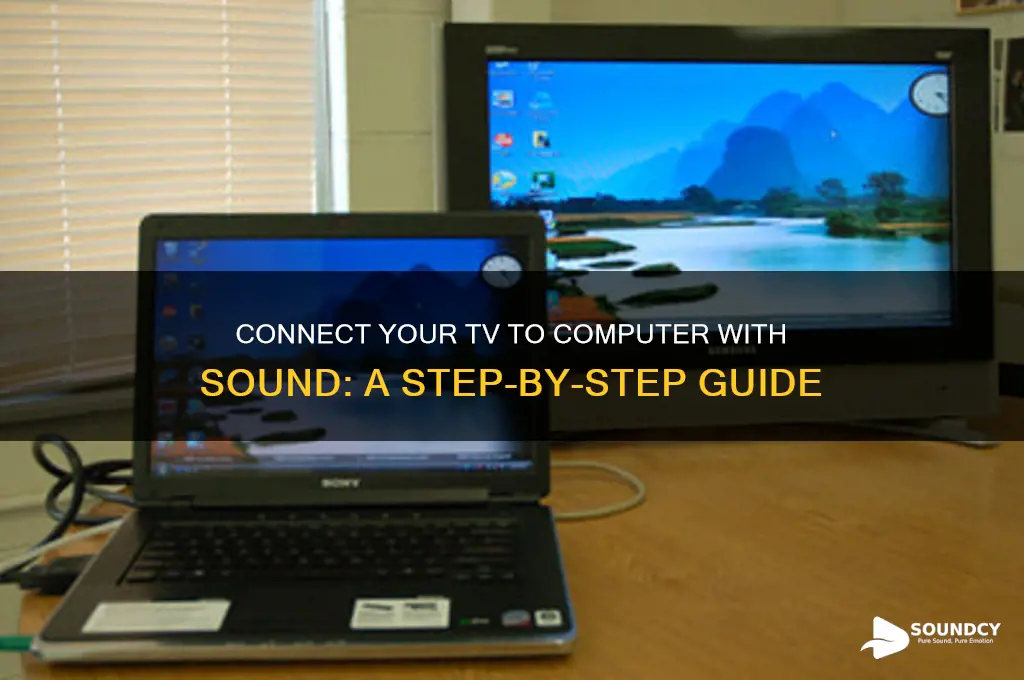 how to hook tv up to computer with sound