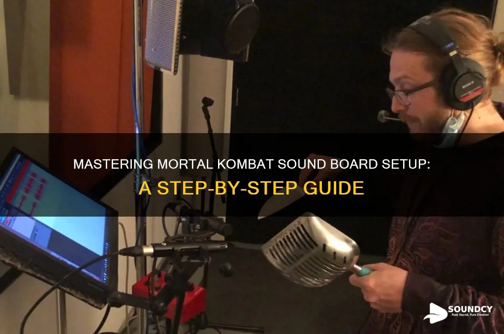 how to hook up a mortal komabt sound board