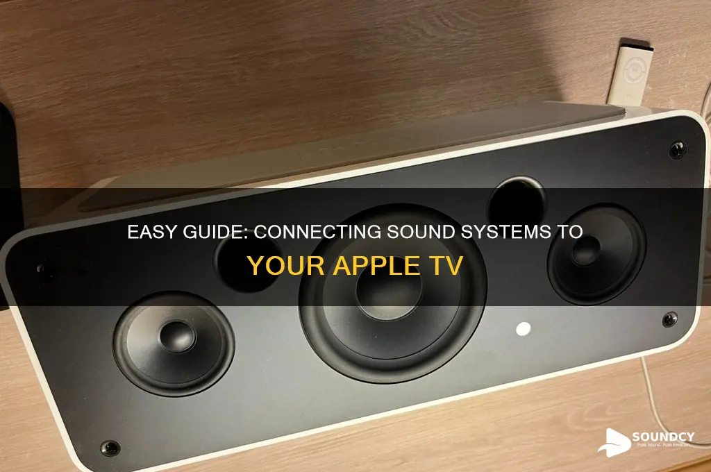 how to hook up sound to my apple tv