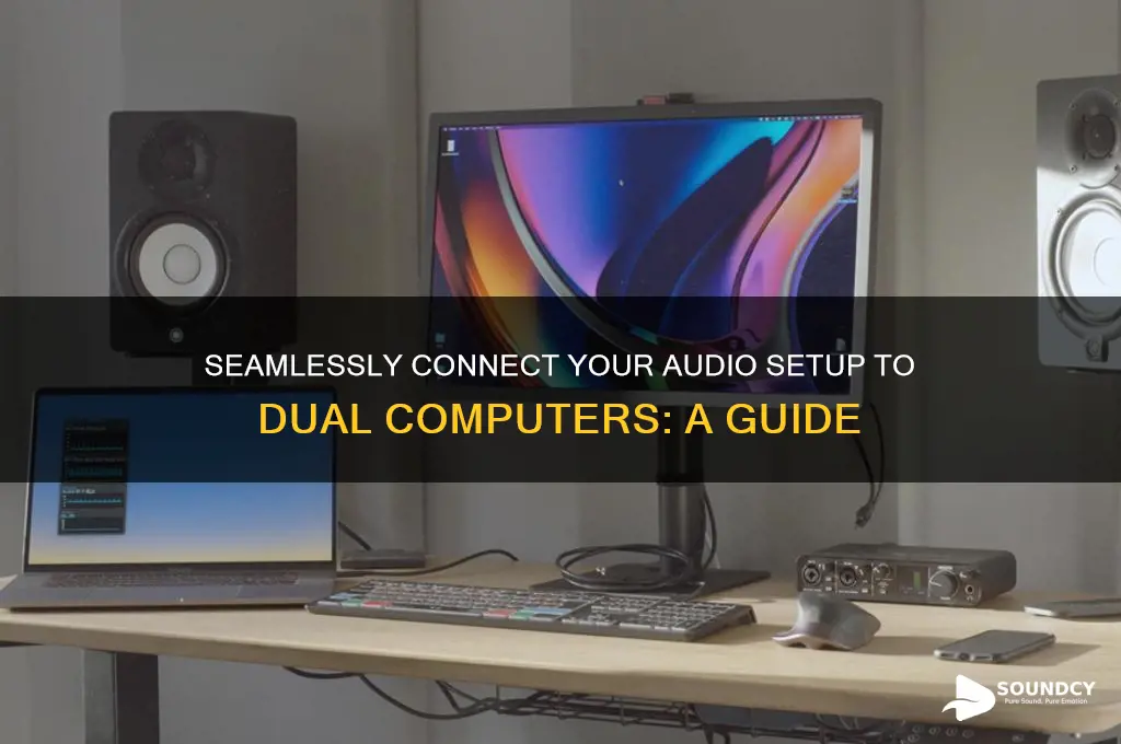 how to hook your sound to a dual computer