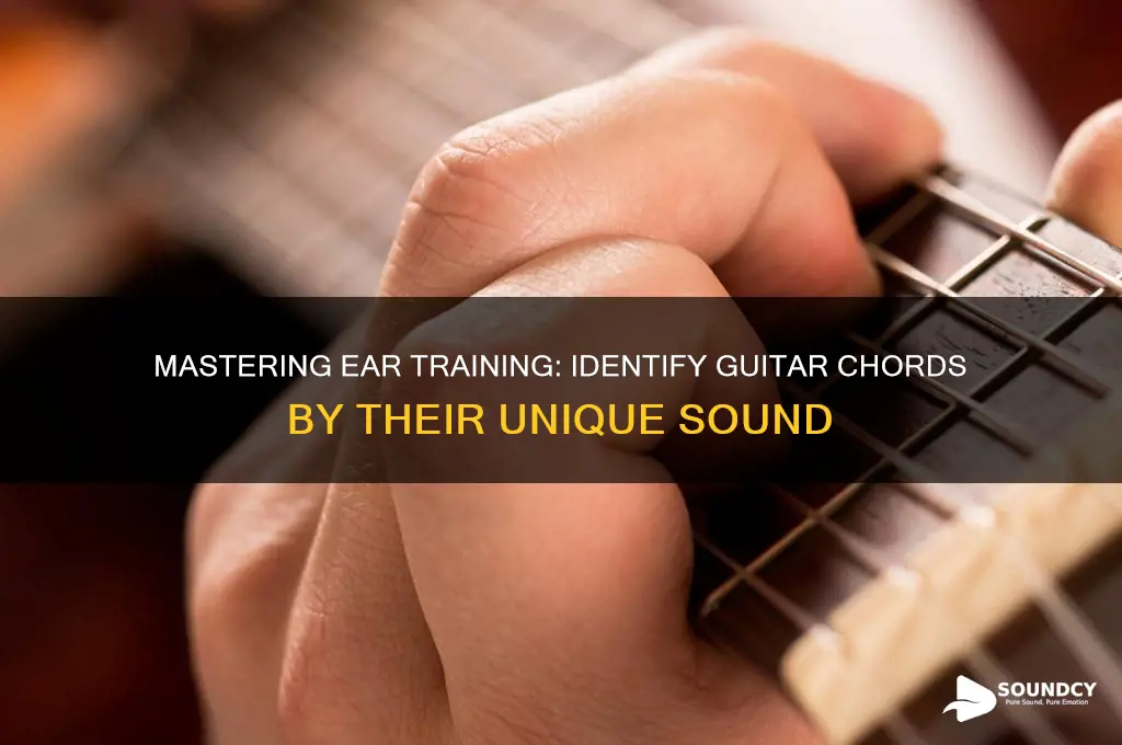 how to identify guitar chords guitar by their sound