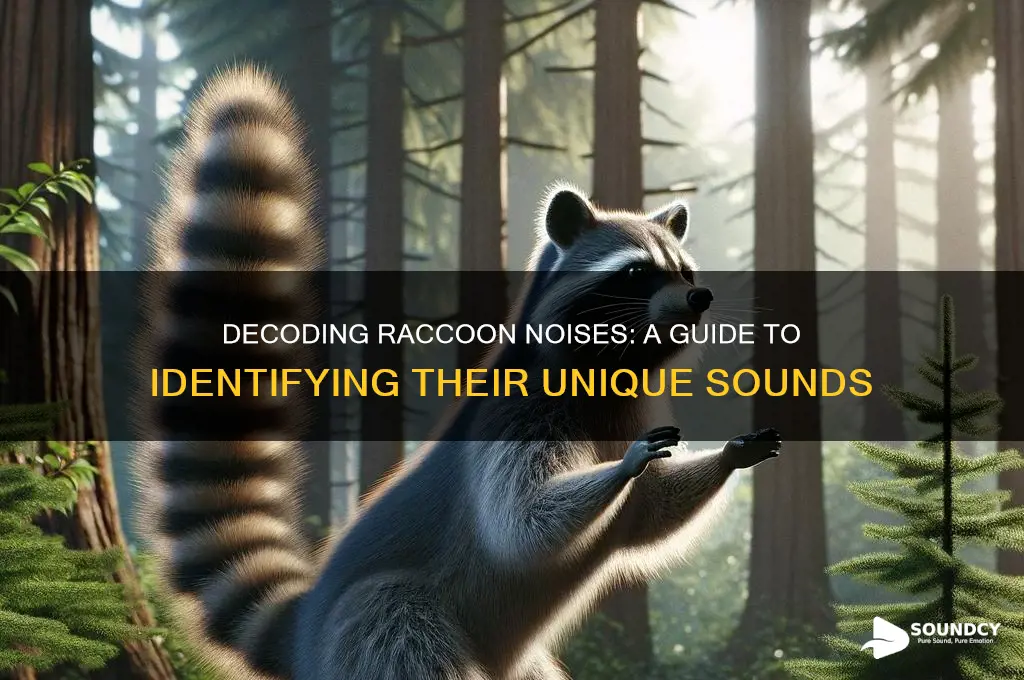 how to identify raccoon sounds