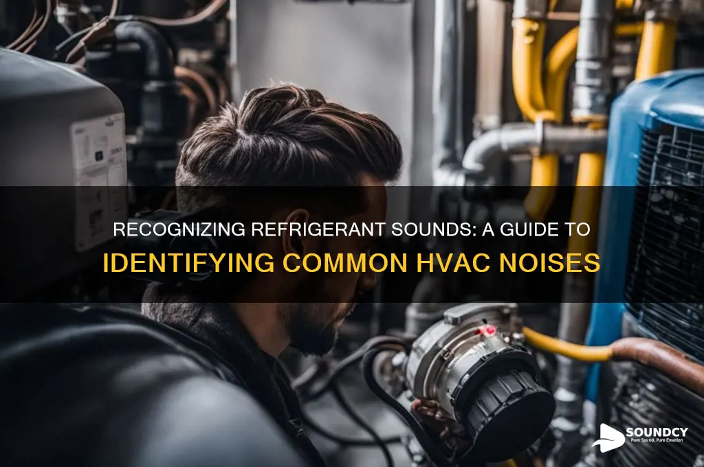 how to identify refrigerant sounds