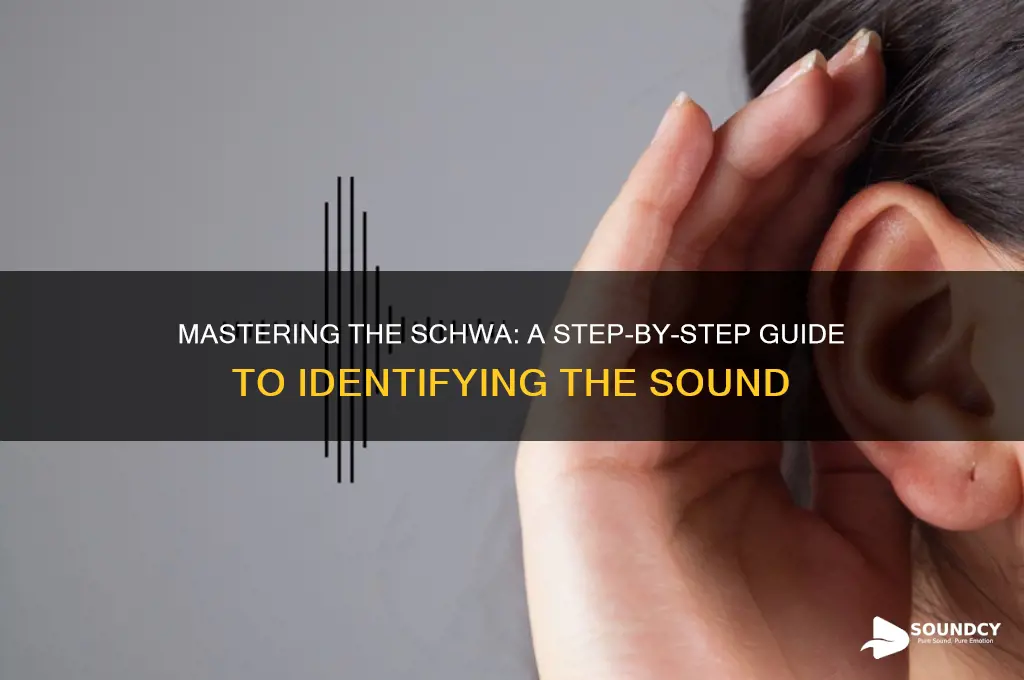 how to identify schwa sound
