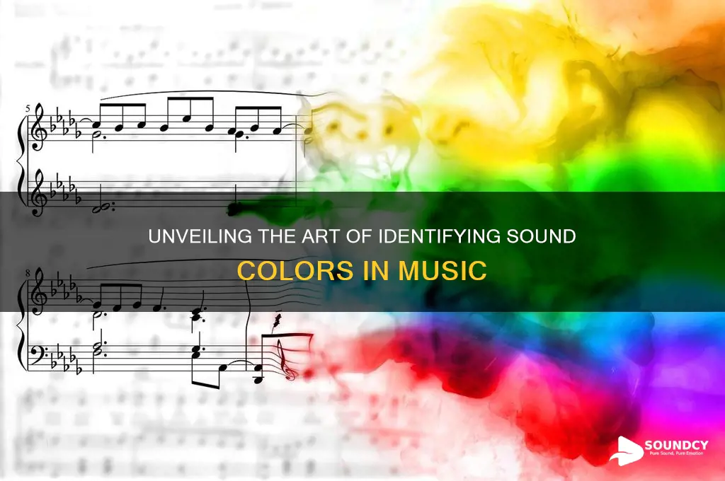 how to identify sound colors