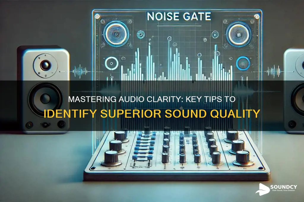 how to identify sound quality