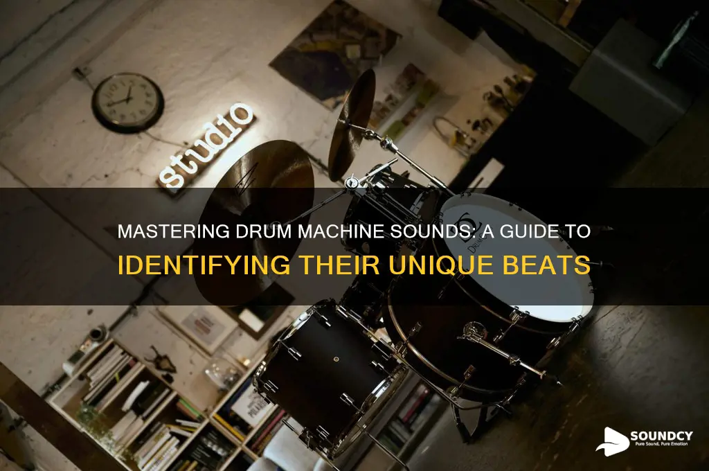 how to identify the sound of a drum machine