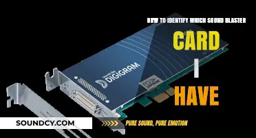 Identifying Your Sound Blaster Card: A Step-by-Step Guide