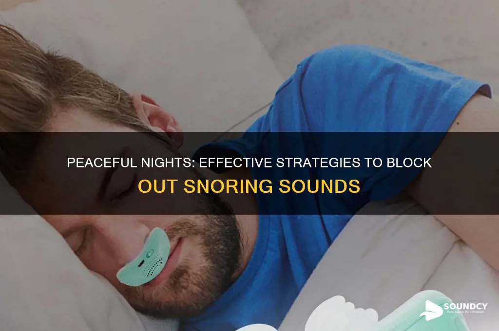 how to ignore snoring sounds