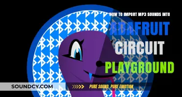 Importing MP3 Sounds into Adafruit Circuit Playground: A Step-by-Step Guide