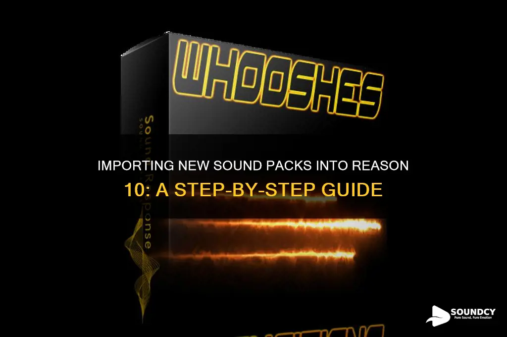 how to import new sound packs onto reason 10