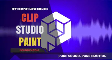 Importing Sound Files into Clip Studio Paint: A Step-by-Step Guide