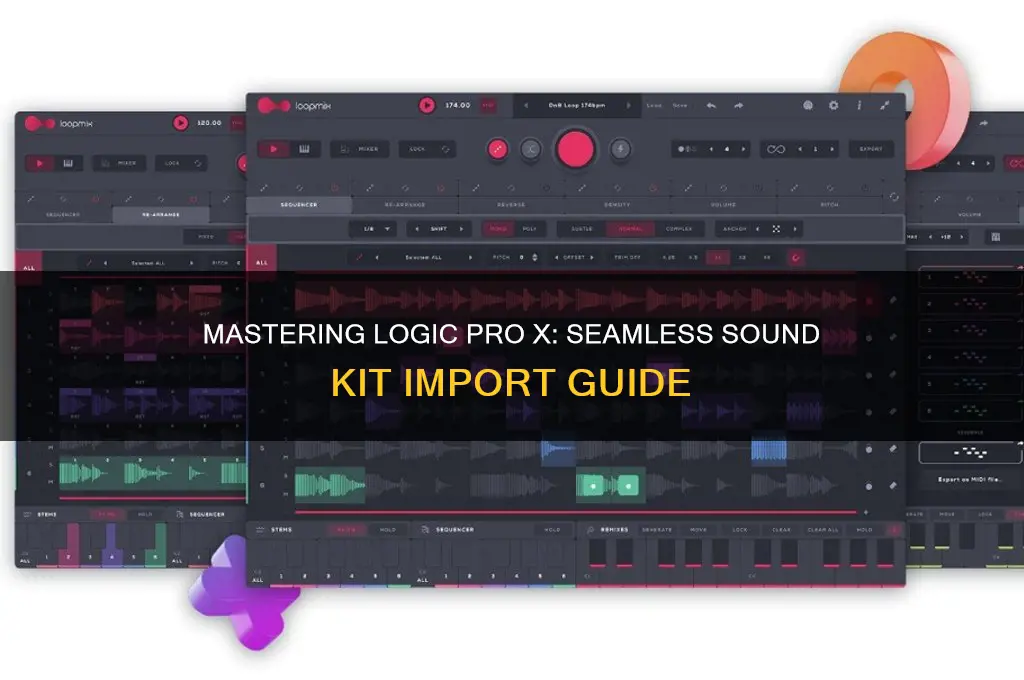 how to import sound kits into logic pro x