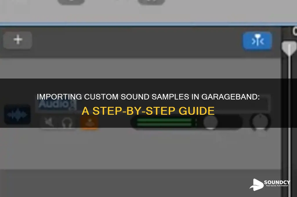 how to import your own sound sample in garageband