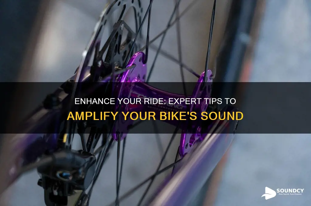 how to improve bike sound