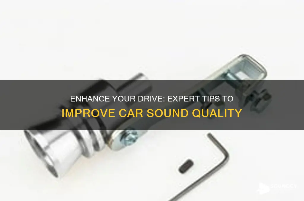 how to improve car sound