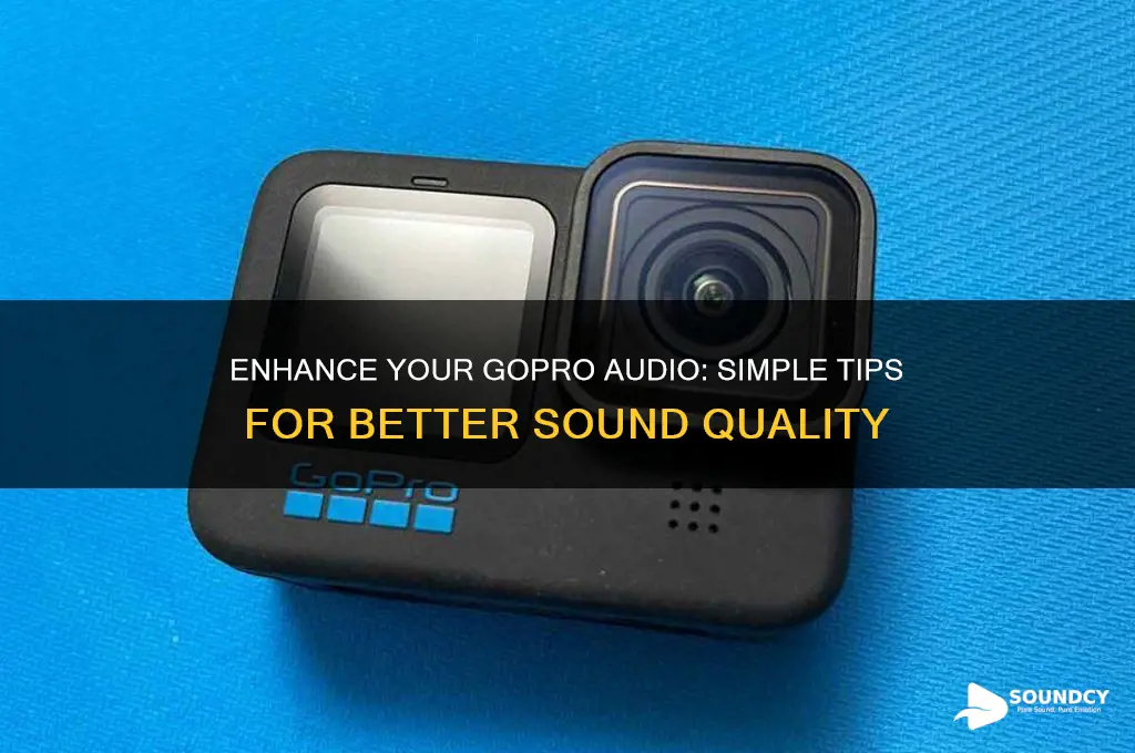 how to improve gopro sound