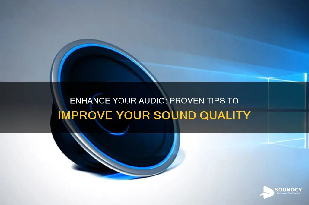 how to improve my sound