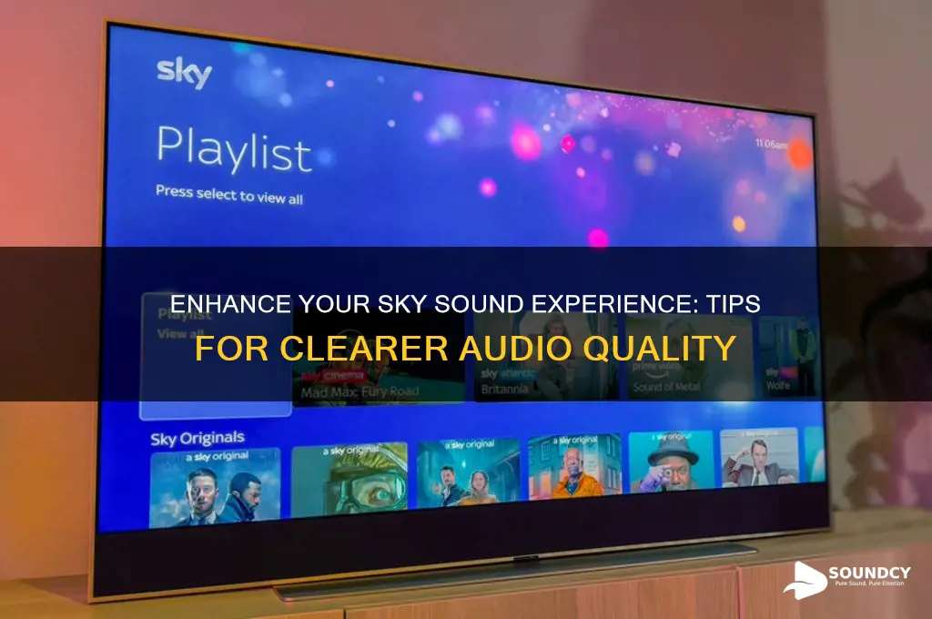 how to improve sky sound