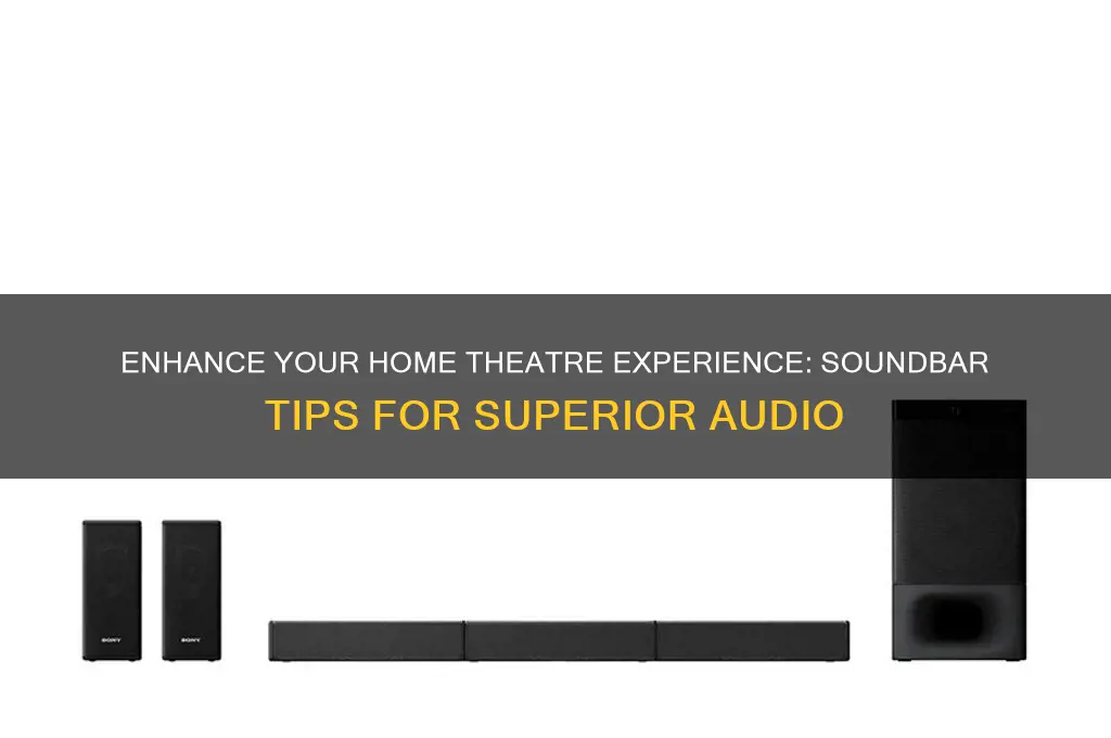 how to improve sound in home theatre with soundbar