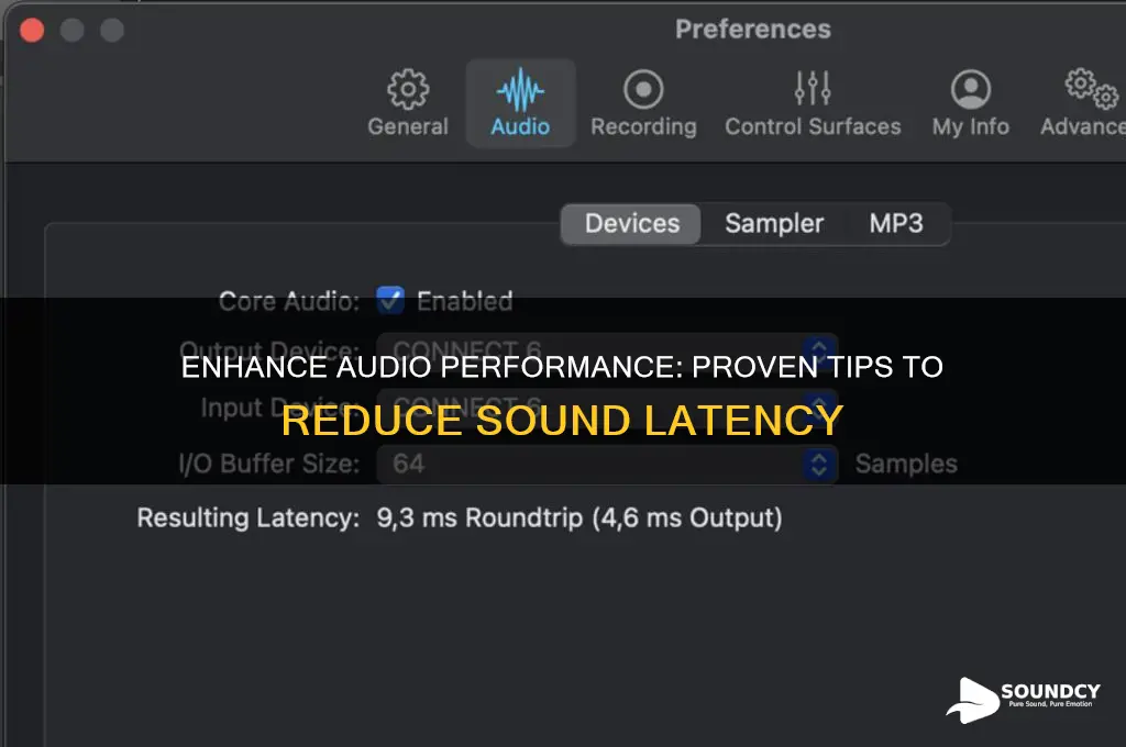 how to improve sound latency