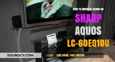 Enhance Audio Quality on Your Sharp Aquos LC-60EQ10U: Expert Tips