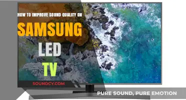 Enhance Your Samsung LED TV's Audio: A Sound Quality Upgrade Guide