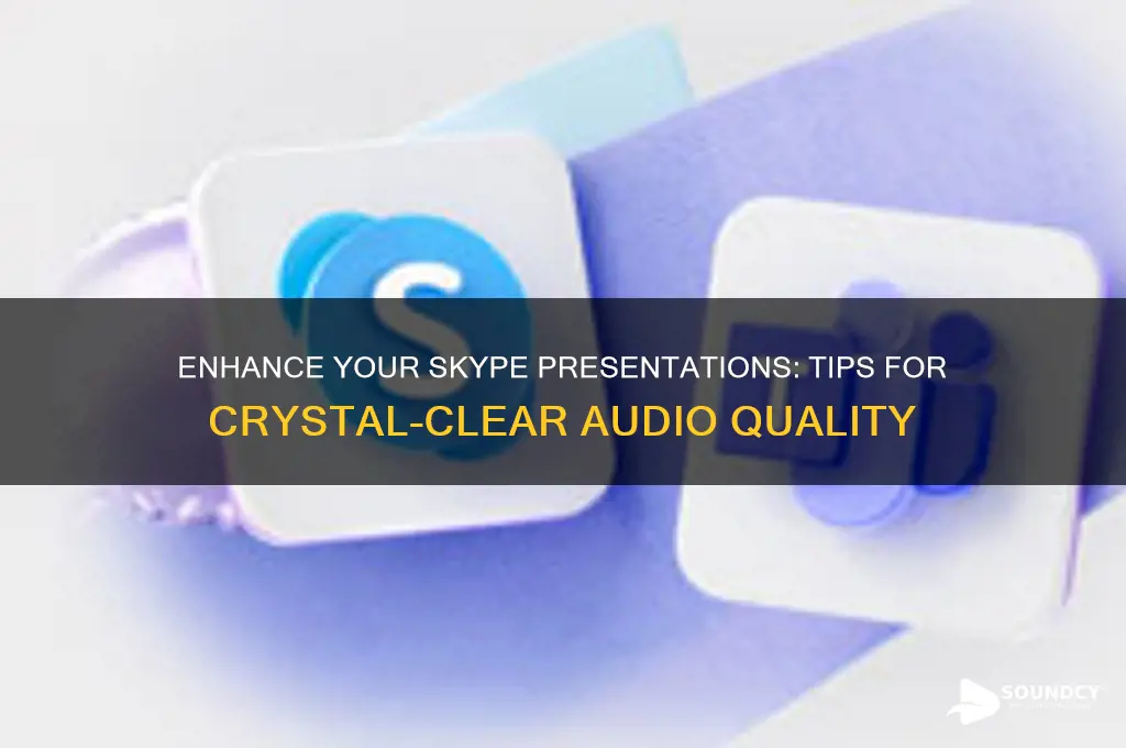 how to improve sound quality on skype when presenting