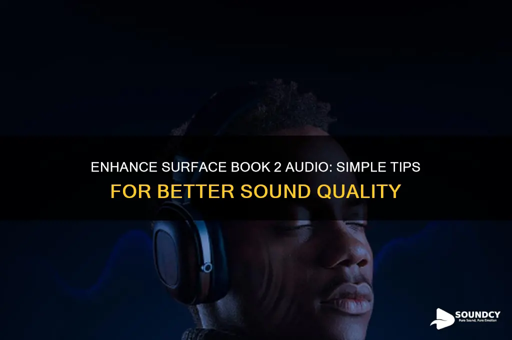 how to improve sound quality on surface book 2
