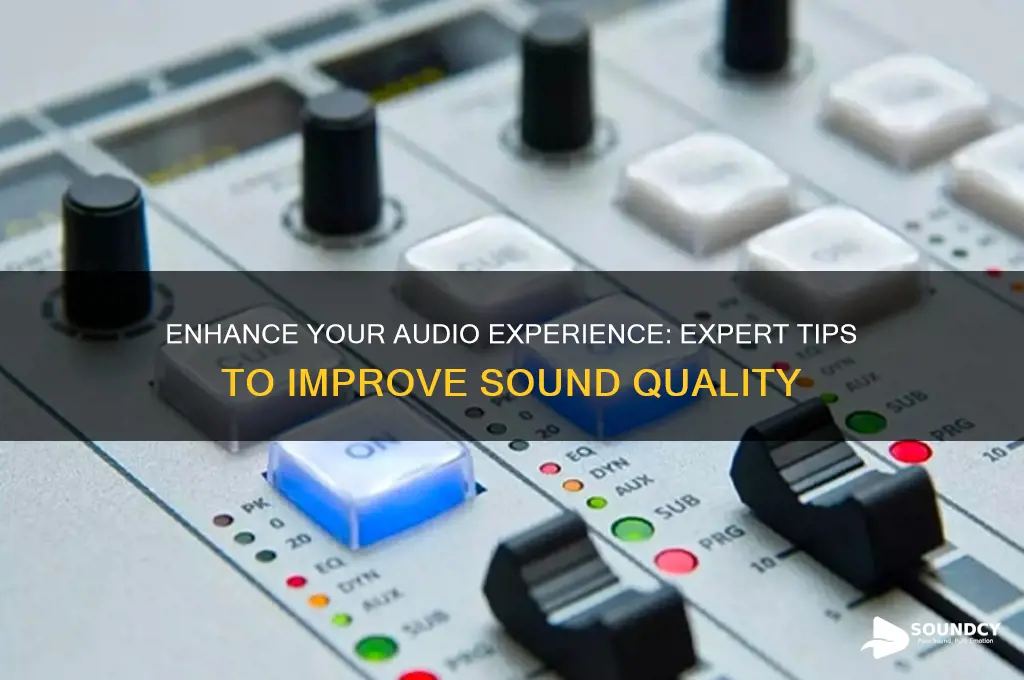 how to improve sound quality