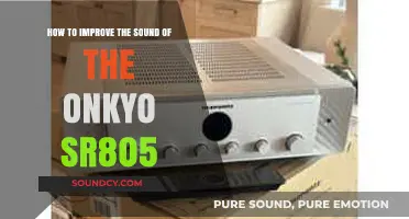 Enhance Your Onkyo SR805 Sound Quality: Expert Tips and Tricks