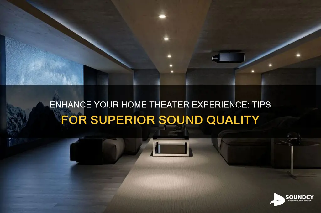 how to improve the sound of your home theater