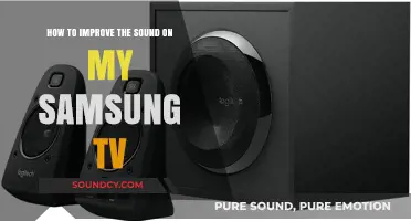 Enhance Your Samsung TV Audio: Simple Tips for Better Sound Quality