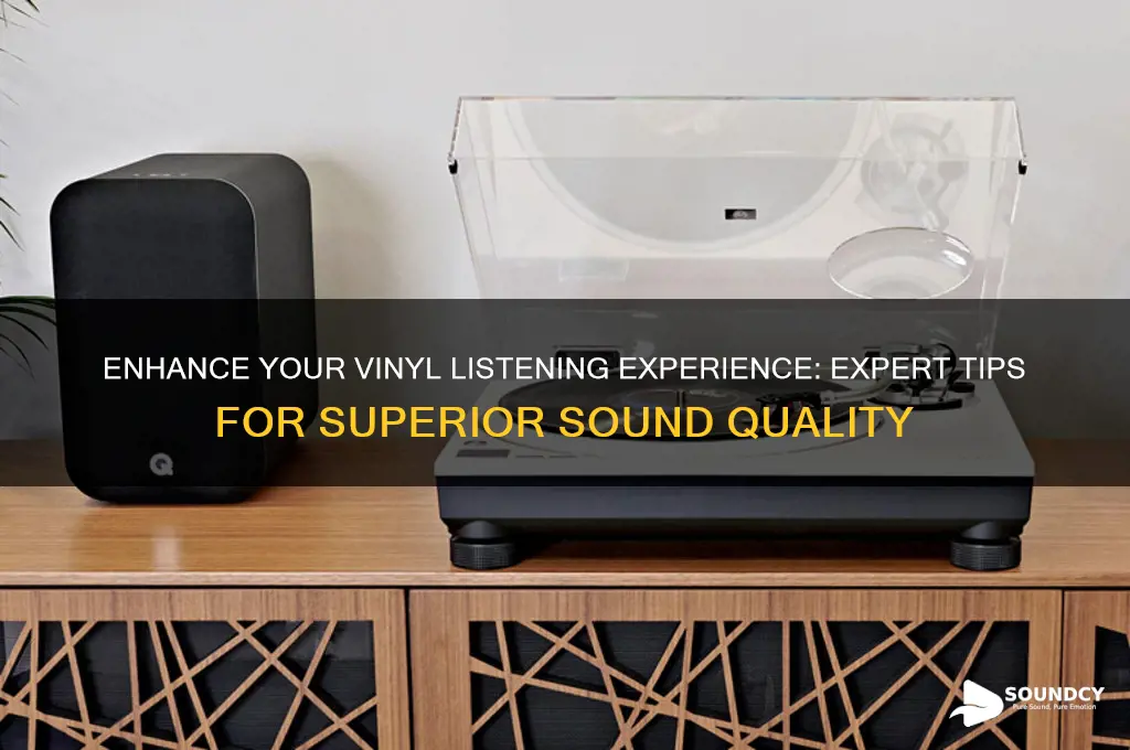 how to improve vinyl sound