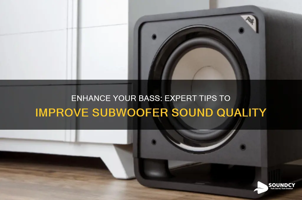 how to imrpove subwoofer sound
