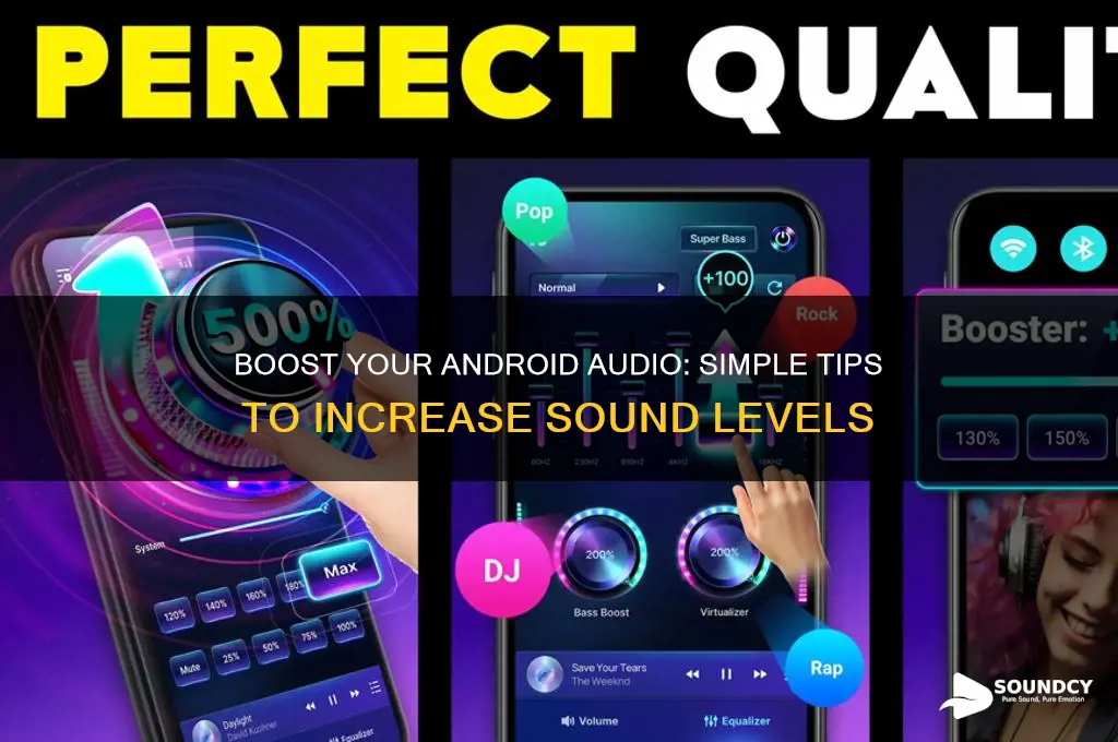 how to increase android sound