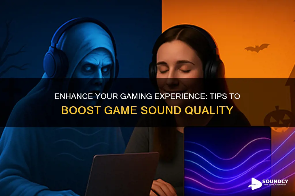 how to increase game sound