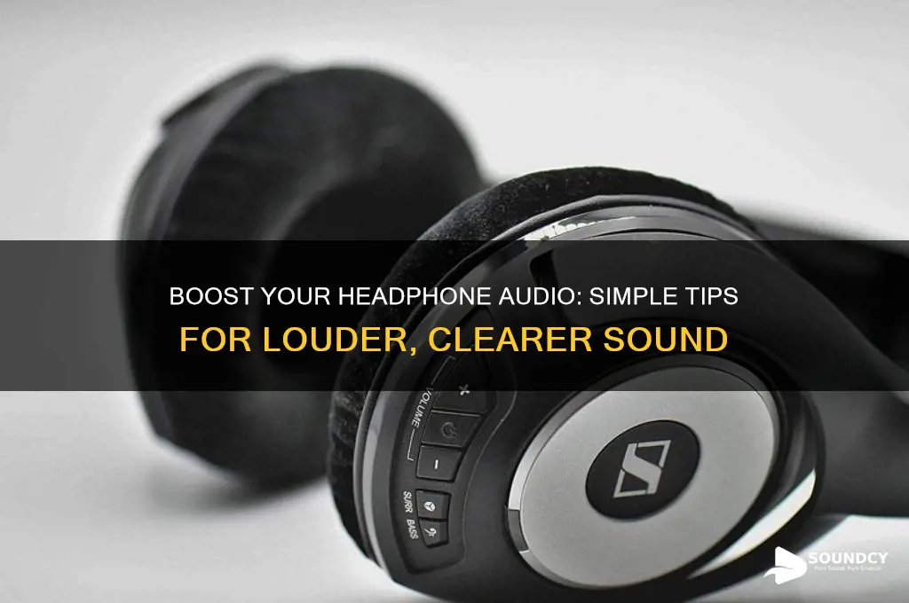 how to increase headphone sound