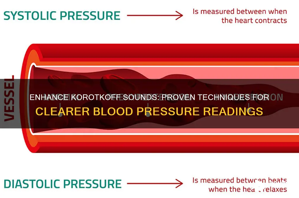 how to increase korotkoff sounds