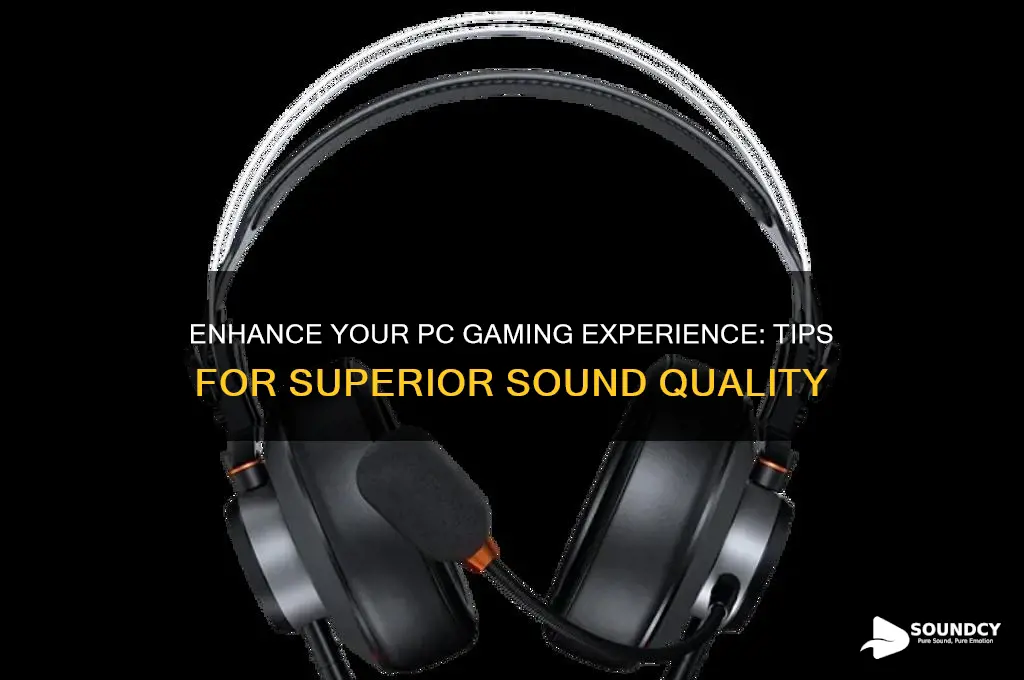 how to increase sound quality on a pc game