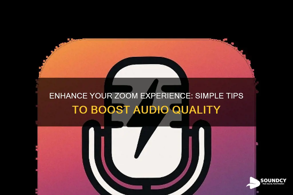 how to increase zoom sound