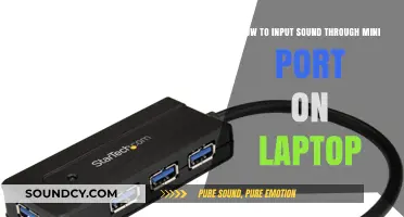 How to Input Sound Through Your Laptop's Mini Port: A Guide