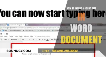 Adding Audio Clips: A Step-by-Step Guide to Inserting Sound Bites in Word