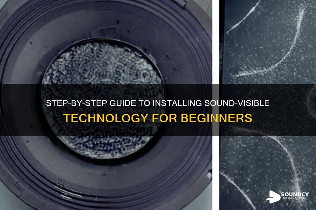 how to instal sound visible