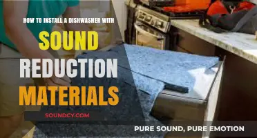 Quiet Kitchen Upgrade: Installing a Dishwasher with Sound Reduction Materials